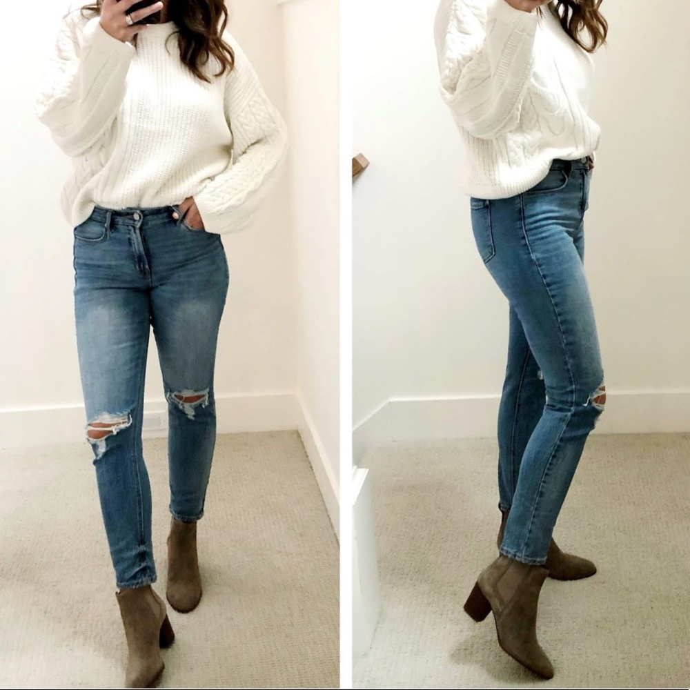 Madewell Tan Ankle Boots